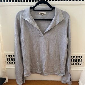 Djerf avenue getaway top grey melange